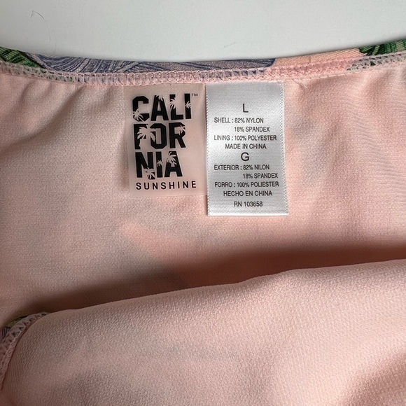 CALIFORNIA Sunshine floral bikini bottom. NWT - Picture 2 of 5